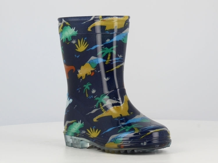 Picture of B148640-BOYS DINOSAUR WELLIES/RAIN BOOTS (22-28)